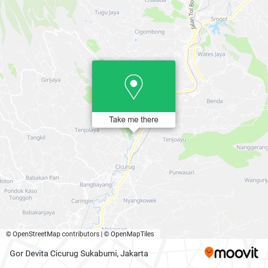 Gor Devita Cicurug Sukabumi map