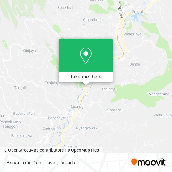 Belva Tour Dan Travel map