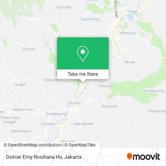 Dokter Erny Rosihana Hs map