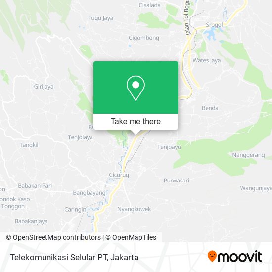 Telekomunikasi Selular PT map