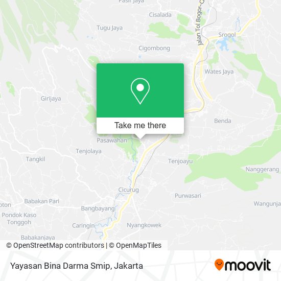 Yayasan Bina Darma Smip map
