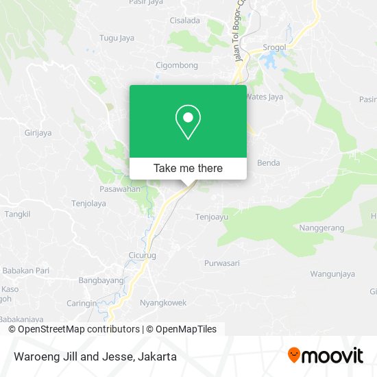 Waroeng Jill and Jesse map