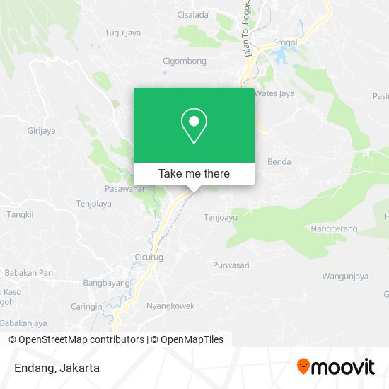 Endang map