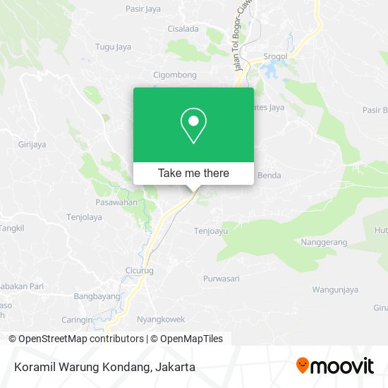 Koramil Warung Kondang map