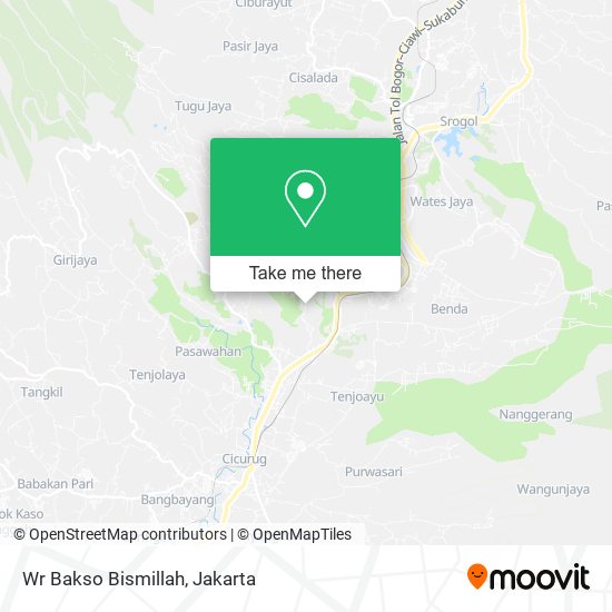 Wr Bakso Bismillah map