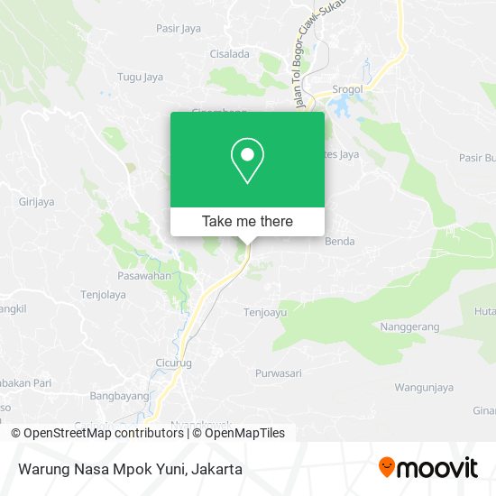 Warung Nasa Mpok Yuni map