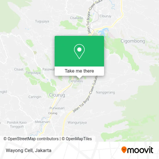 Wayong Cell map
