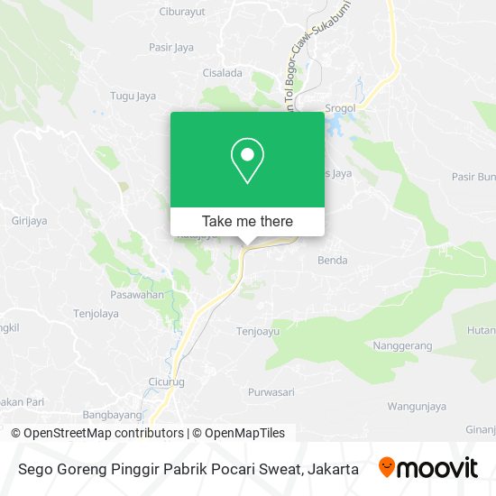 Sego Goreng Pinggir Pabrik Pocari Sweat map