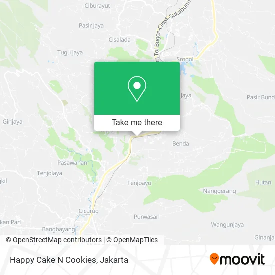 Happy Cake N Cookies map