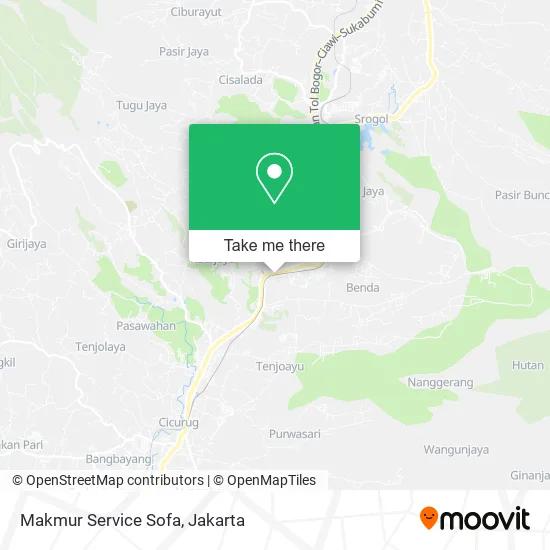 Makmur Service Sofa map