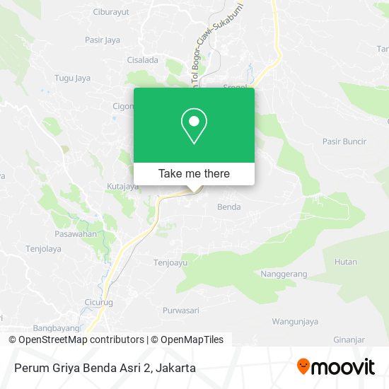 Perum Griya Benda Asri 2 map