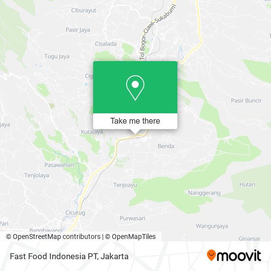 Fast Food Indonesia PT map