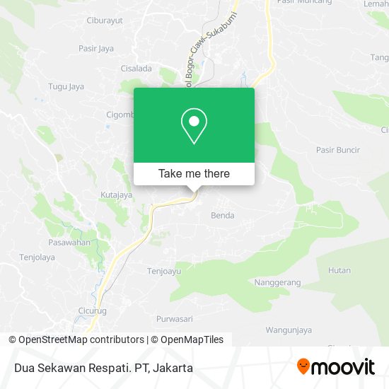 Dua Sekawan Respati. PT map