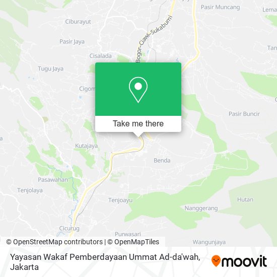 Yayasan Wakaf Pemberdayaan Ummat Ad-da'wah map