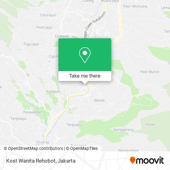 Kost Wanita Rehobot map