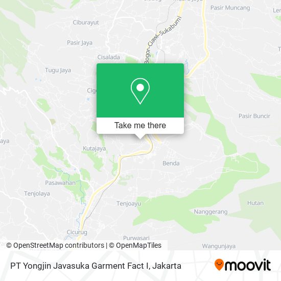 PT Yongjin Javasuka Garment Fact I map