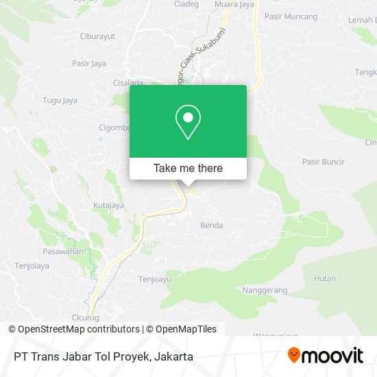 PT Trans Jabar Tol Proyek map