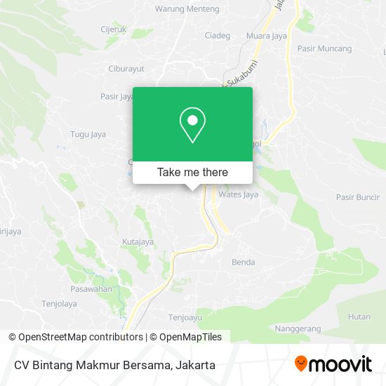CV Bintang Makmur Bersama map