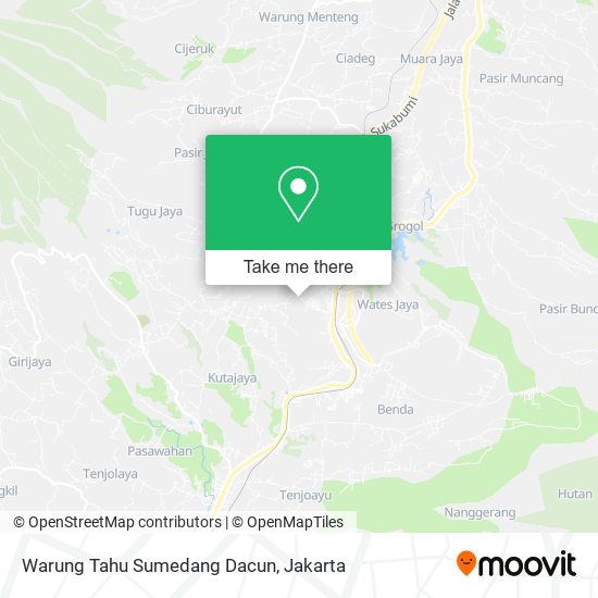 Warung Tahu Sumedang Dacun map
