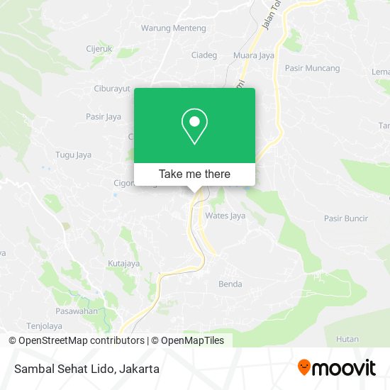 Sambal Sehat Lido map