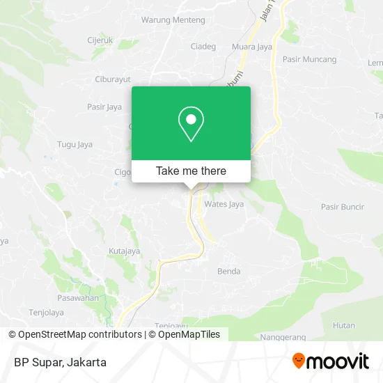 BP Supar map