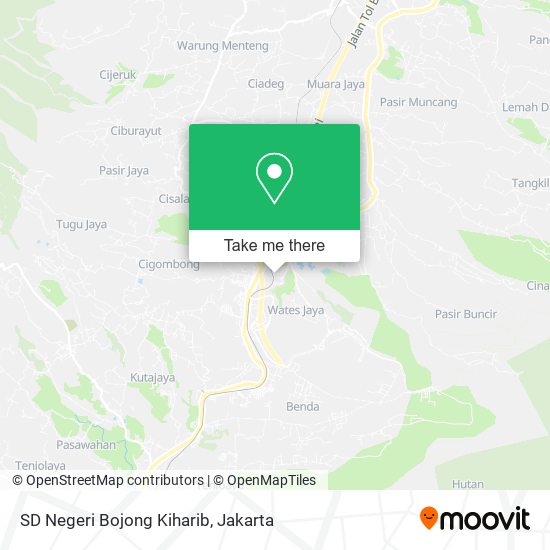 SD Negeri Bojong Kiharib map