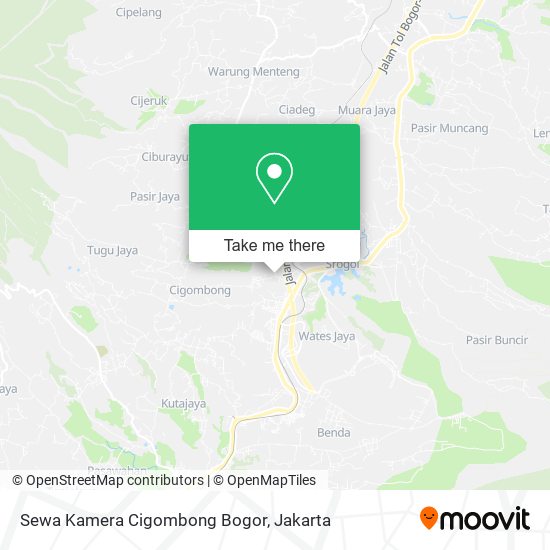 Sewa Kamera Cigombong Bogor map