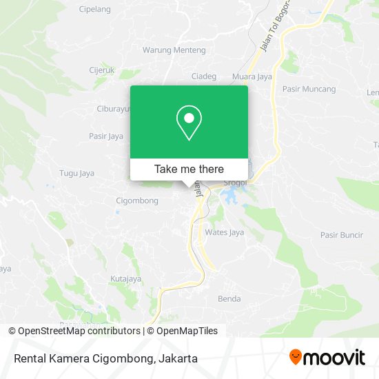 Rental Kamera Cigombong map