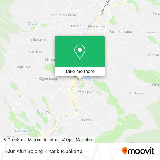 Alun Alun Bojong Kiharib R map