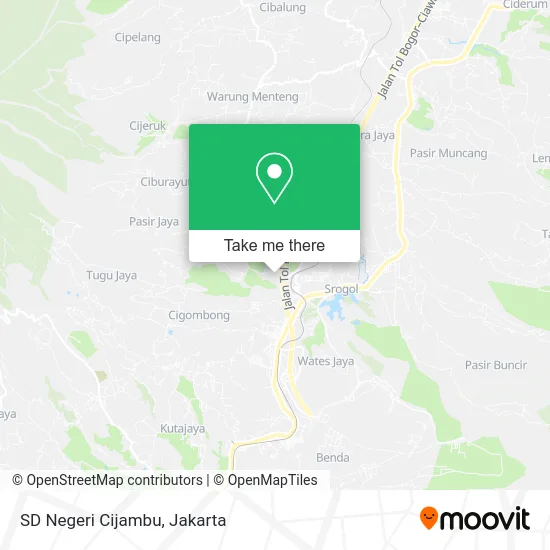 SD Negeri Cijambu map