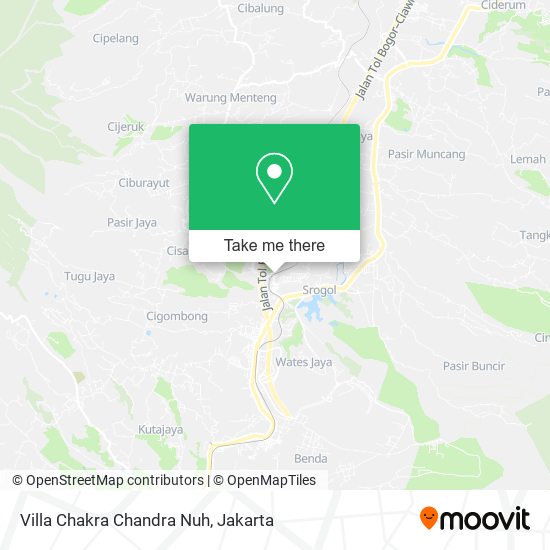 Villa Chakra Chandra Nuh map