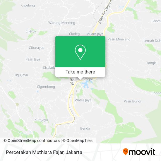 Percetakan Muthiara Fajar map