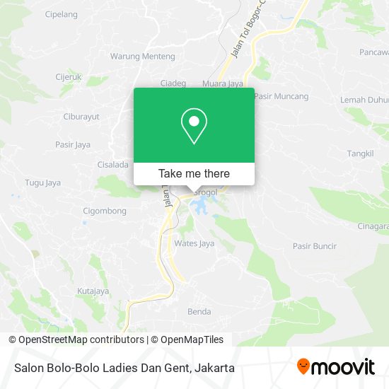 Salon Bolo-Bolo Ladies Dan Gent map