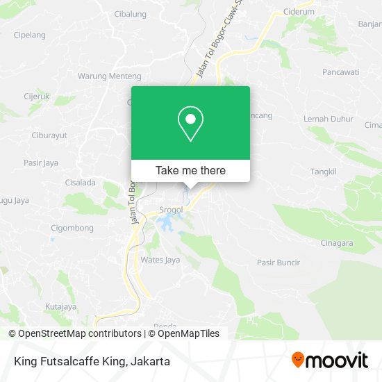 King Futsalcaffe King map