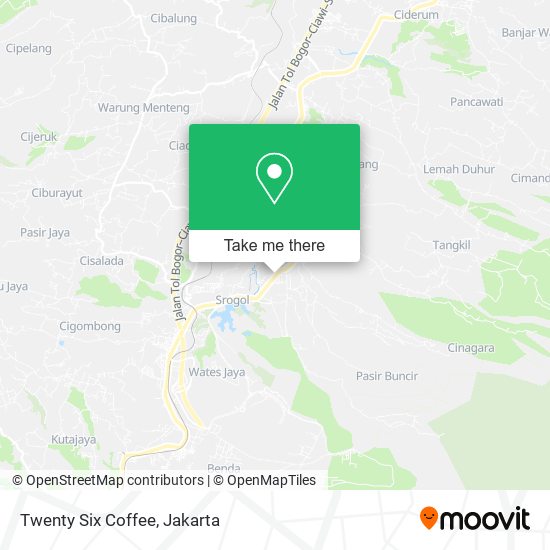 Twenty Six Coffee map