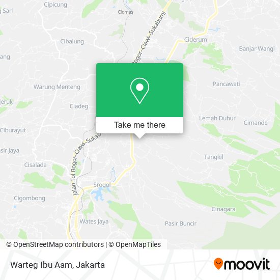 Warteg Ibu Aam map