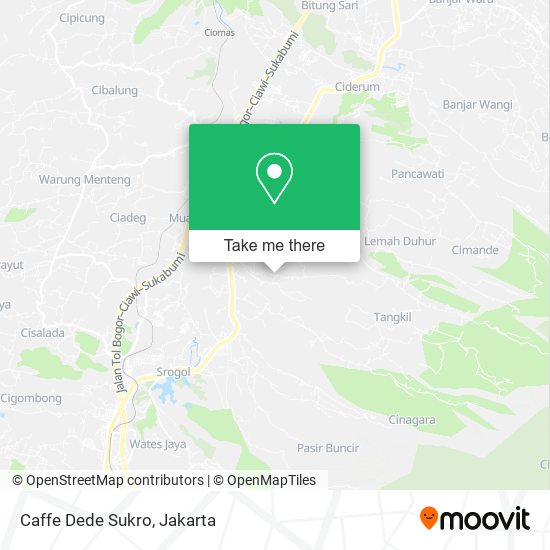 Caffe Dede Sukro map