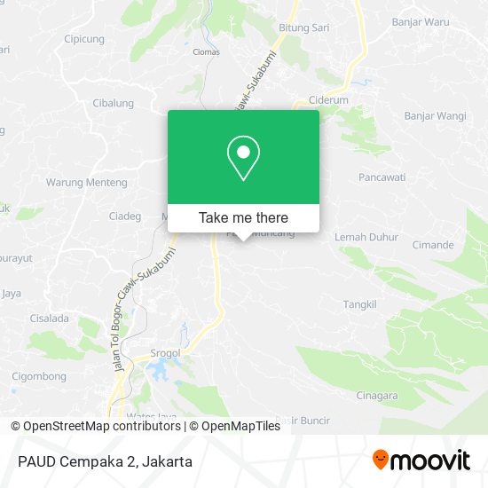 PAUD Cempaka 2 map