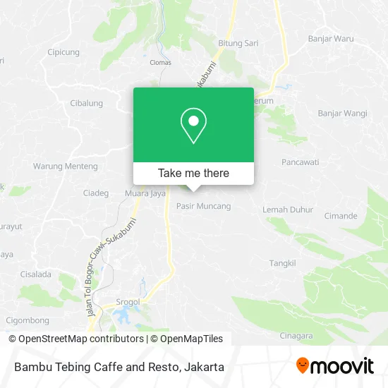 Bambu Tebing Caffe and Resto map