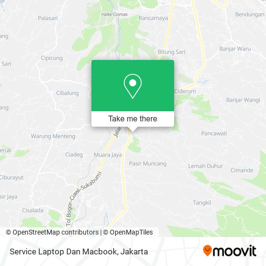 Service Laptop Dan Macbook map