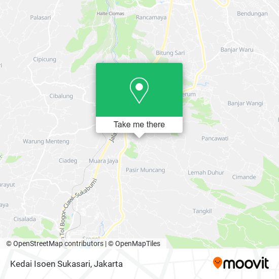 Kedai Isoen Sukasari map