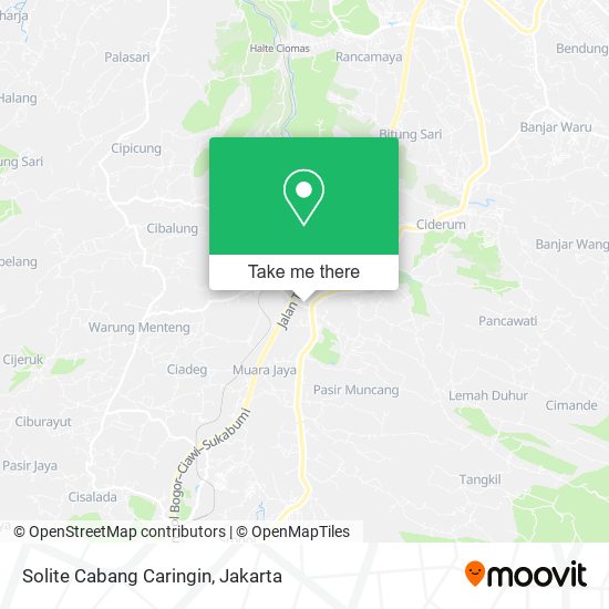 Solite Cabang Caringin map