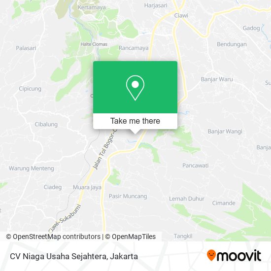 CV Niaga Usaha Sejahtera map