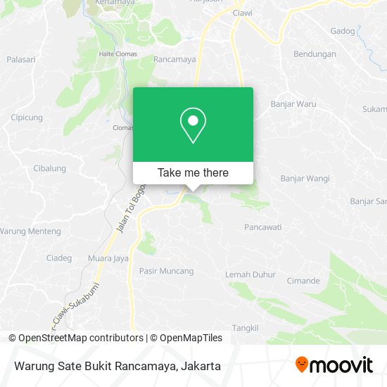 Warung Sate Bukit Rancamaya map