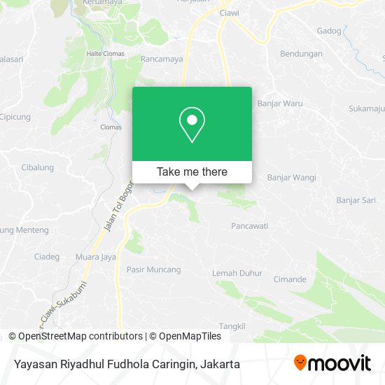 Yayasan Riyadhul Fudhola Caringin map