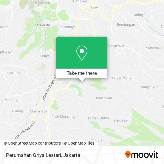 Perumahan Griya Lestari map