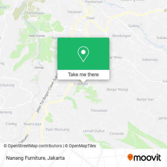 Nanang Furniture map