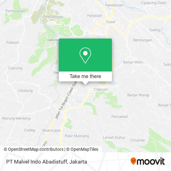 PT Malvel Indo Abadistuff map