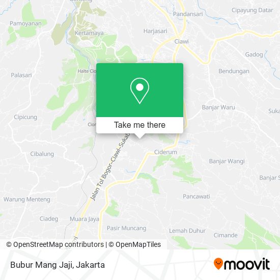 Bubur Mang Jaji map