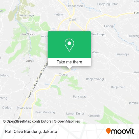 Roti Olive Bandung map